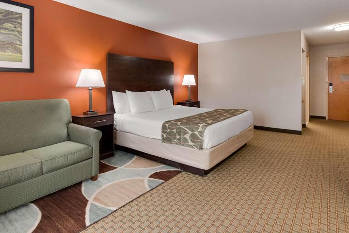 1 King Bed Microwave and Refrigerator WiFi Flat Screen HDTV Work Desk Full Breakf (8 of 13)