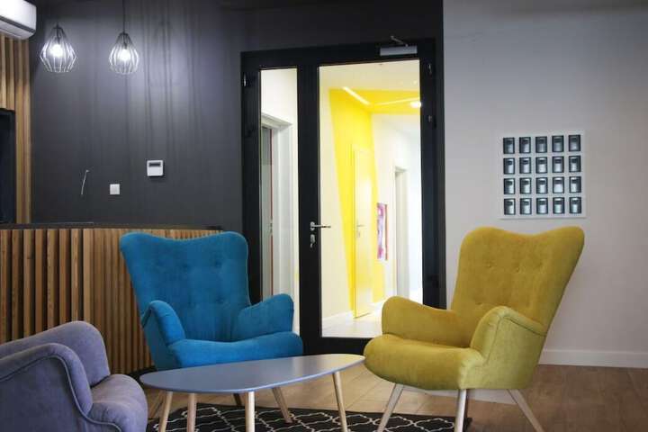 Lobby sitting area