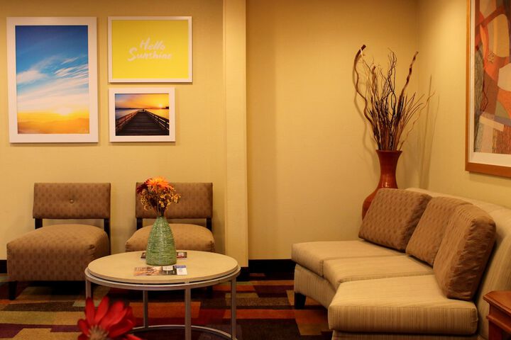 Lobby sitting area