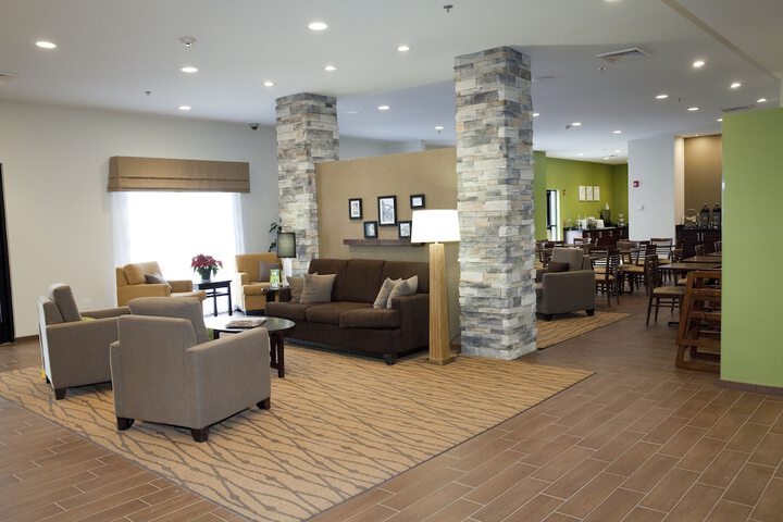 Lobby sitting area