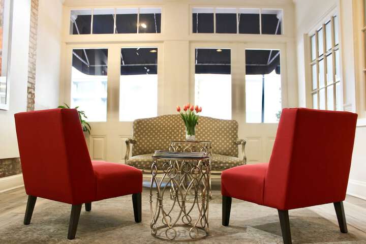 Lobby sitting area