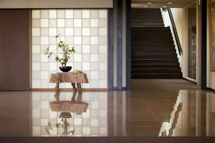 Interior entrance
