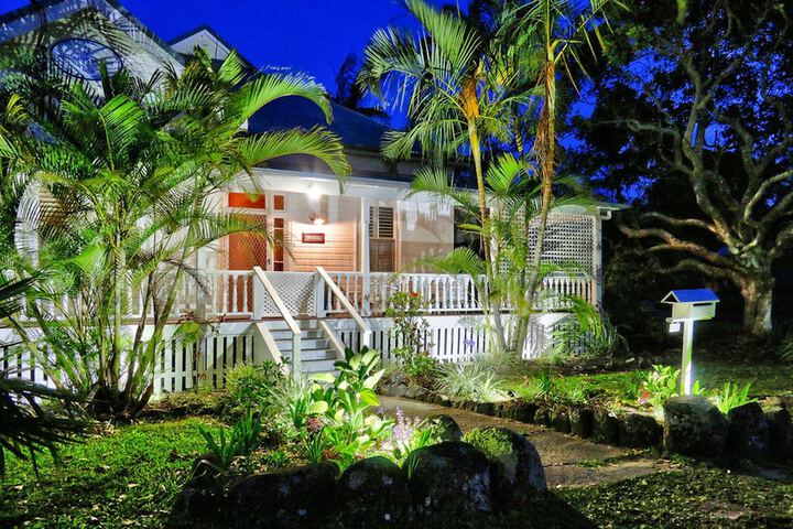 Front of property - evening/night