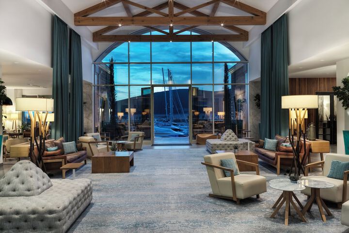 Lobby sitting area