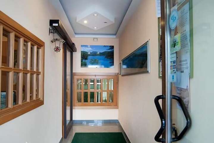Interior entrance