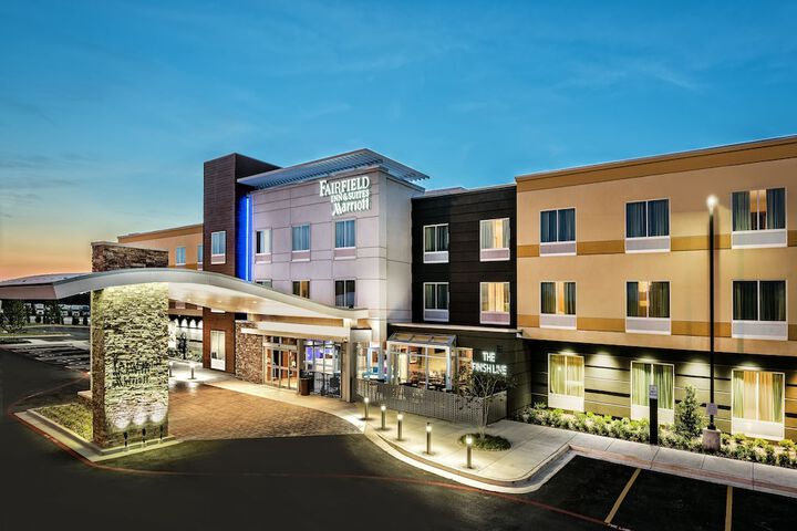 Front of property - evening/night