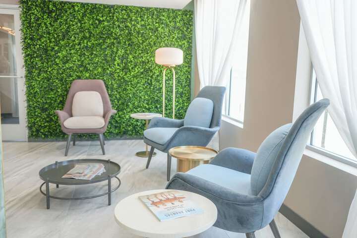 Lobby sitting area