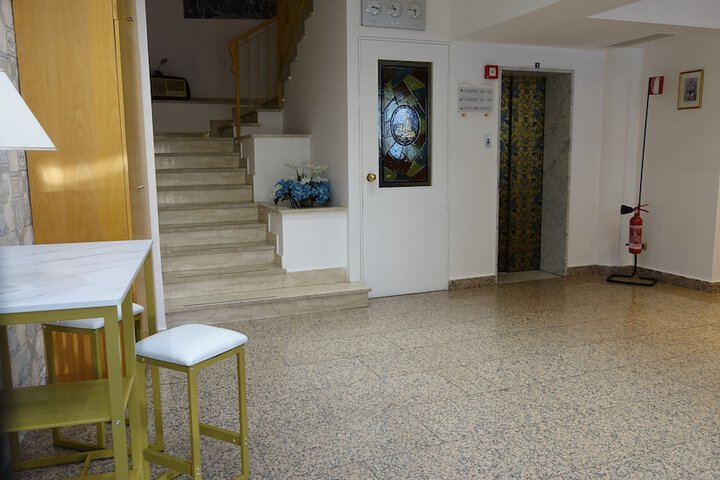 Interior entrance