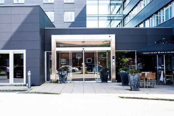 Interior entrance