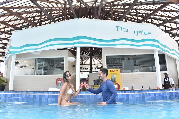 Swim-up bar