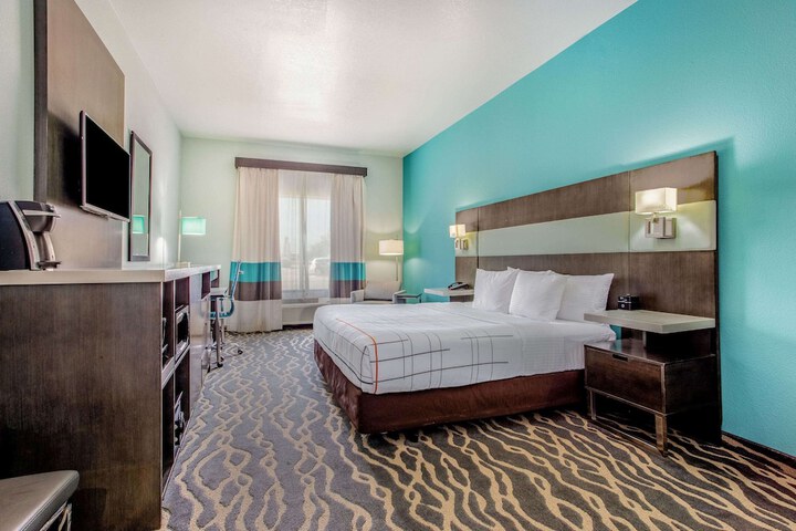 1 King Bed Mobility Hearing Accessible Room Roll in Shower (9 of 13)