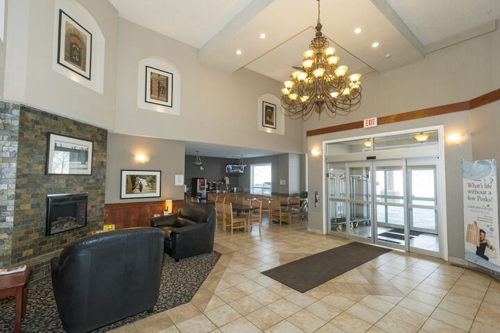 Interior entrance