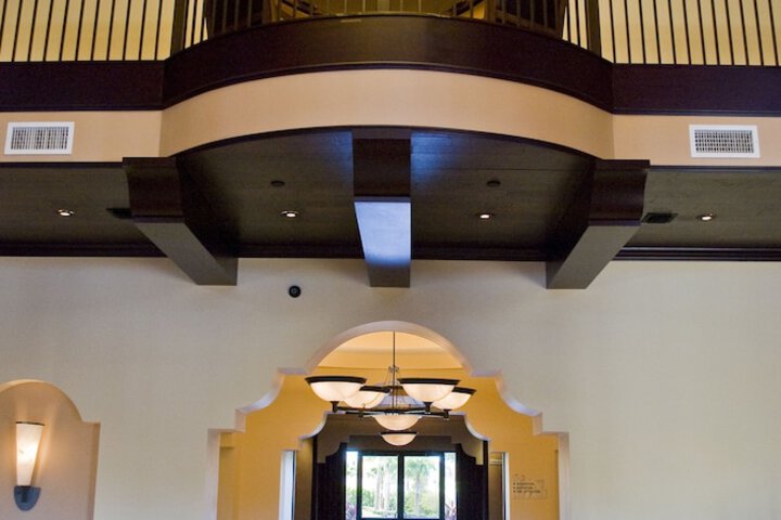 Interior entrance