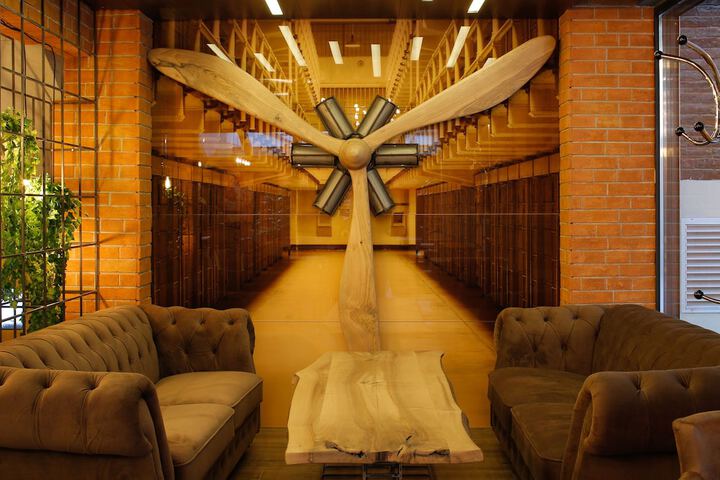 Lobby sitting area