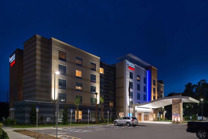 Front of property - evening/night