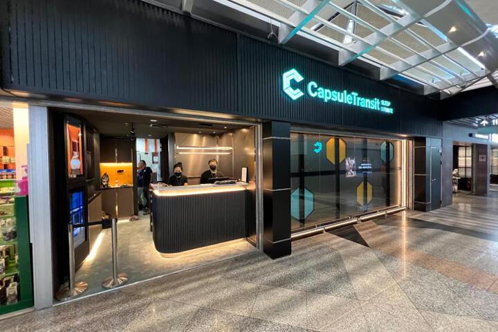 Exterior of CapsuleTransit Sleep Lounge KLIA T1 Airport Hotel - Landside Public Area Lvl 5