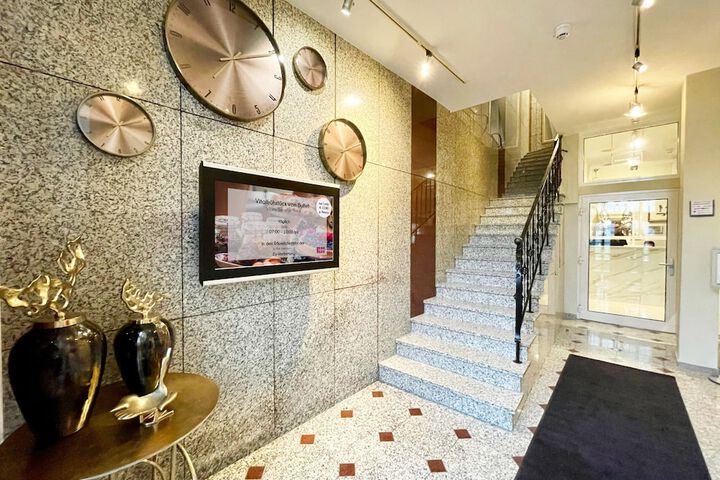 Interior entrance