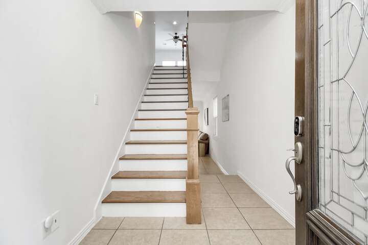 Interior entrance