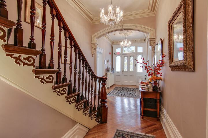Interior entrance
