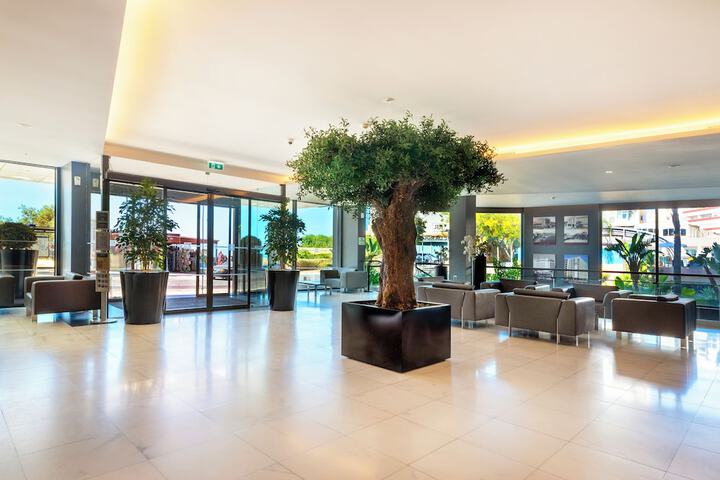 Interior entrance