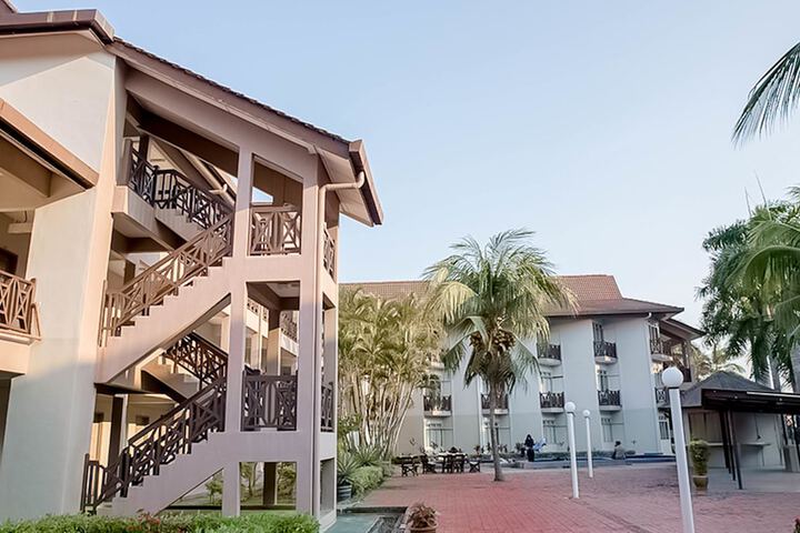 Outside Hotel