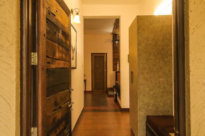 Interior entrance