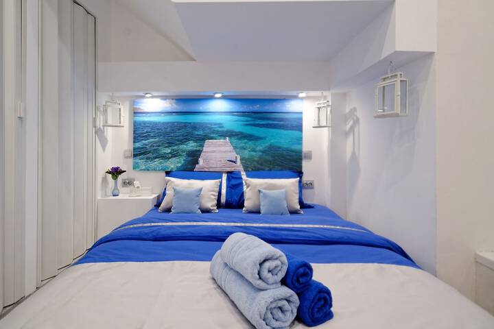 Image of Santorini Style in Athens Greece