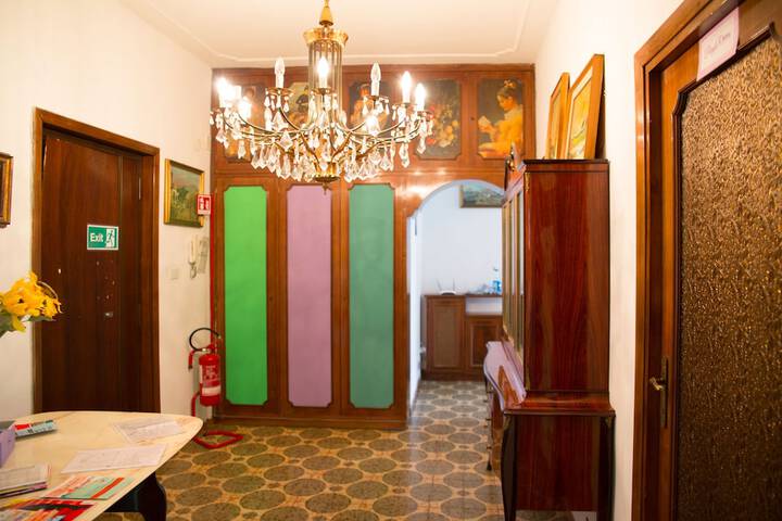 Interior entrance