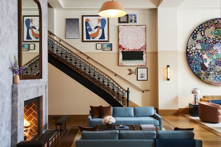 Lobby sitting area