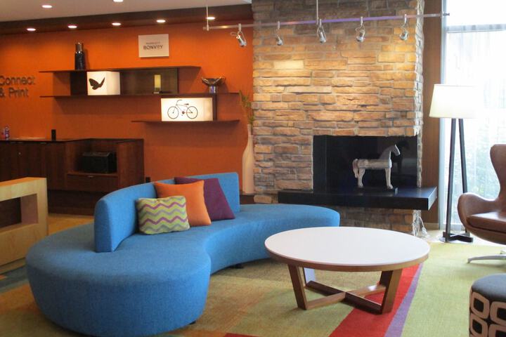 Lobby sitting area