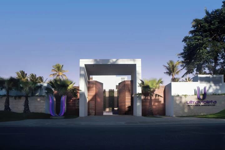 Interior entrance