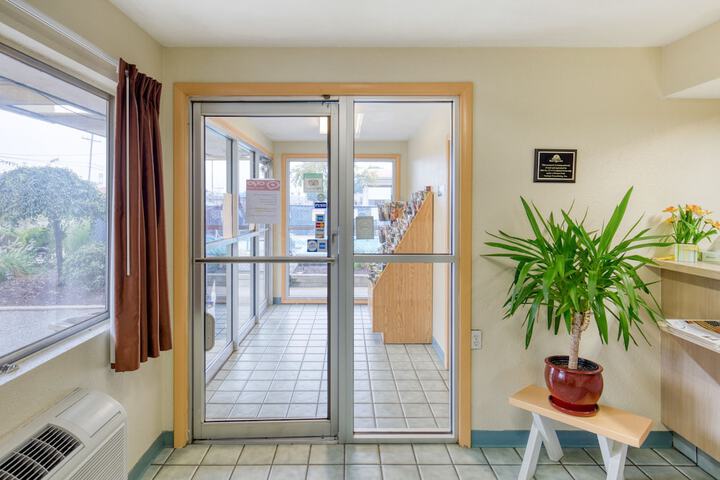 Interior entrance