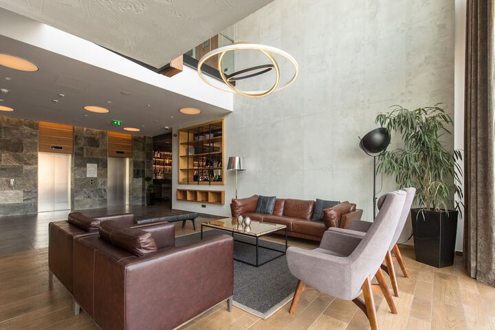 Lobby sitting area