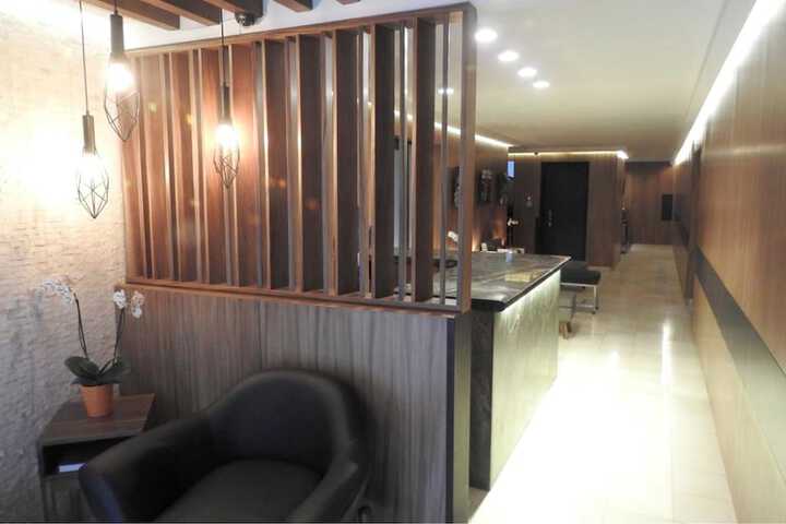 Interior entrance