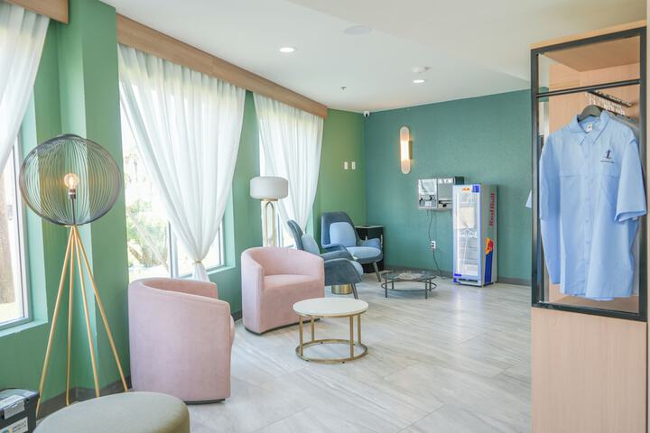 Lobby sitting area