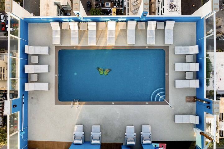 Rooftop pool