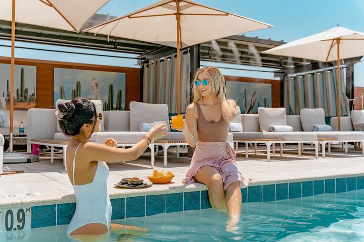Rooftop pool