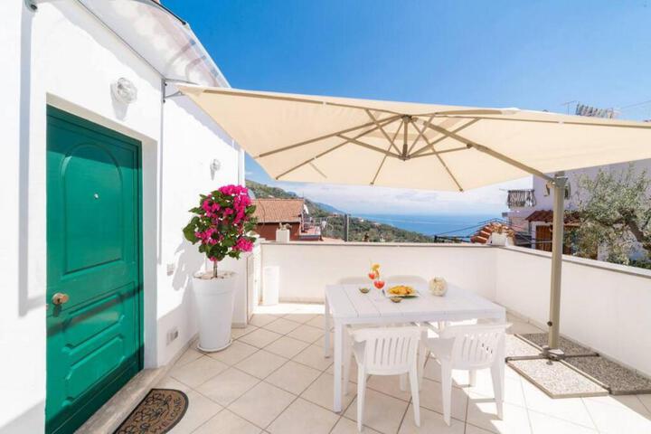 Domus Smeraldo terrace and sea view Amalfi Coast