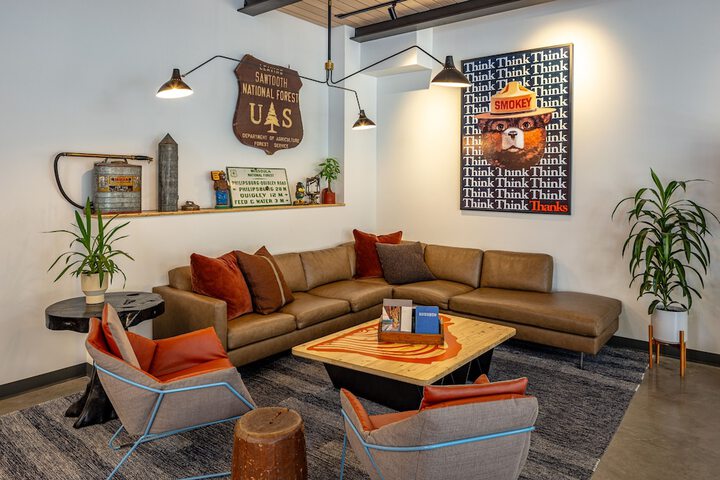Lobby sitting area