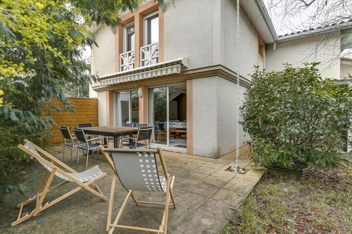 Maison 4 pers. avec jardin clos proche plage et centre, quartier calme - FR-1-521-24