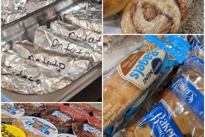 Breakfast buffet