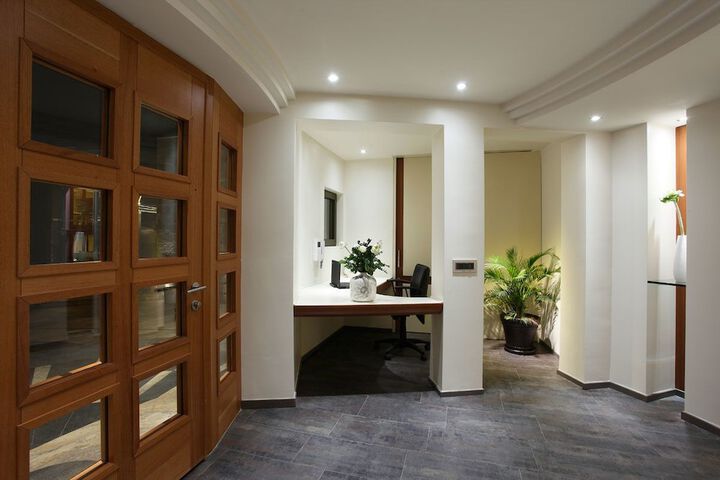 Interior entrance