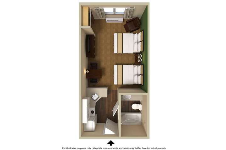 Studio Suite - 2 Full Beds