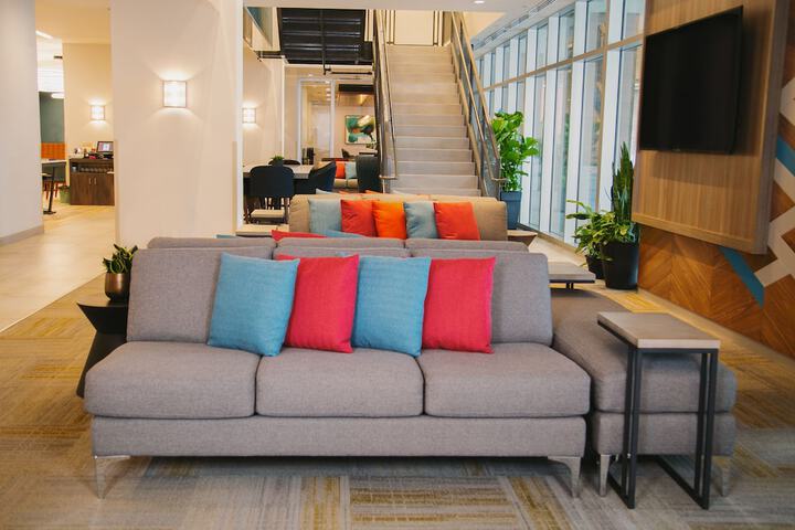 Lobby sitting area