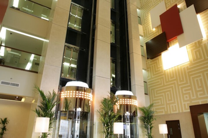 Interior entrance