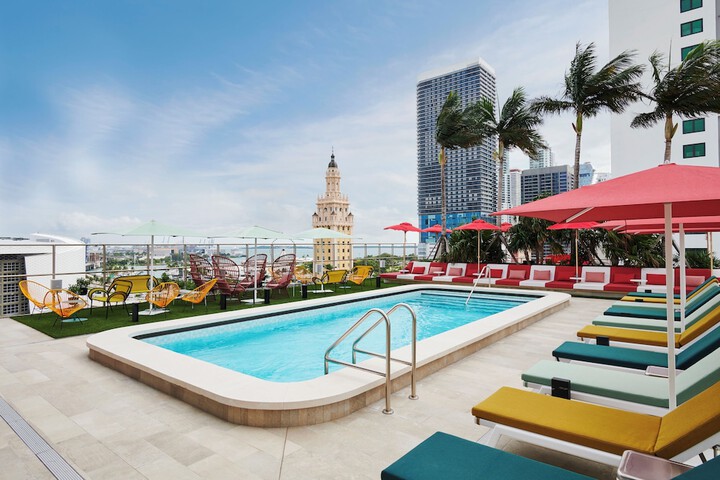 Rooftop pool