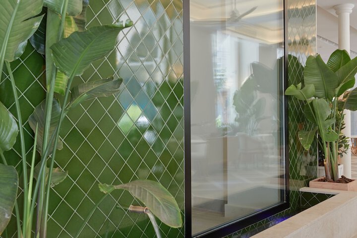 Interior entrance