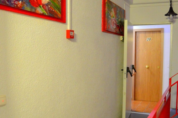 Interior entrance