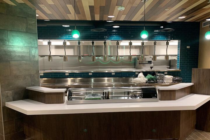 Breakfast area