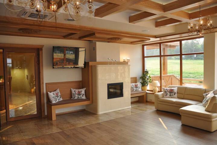 Lobby sitting area